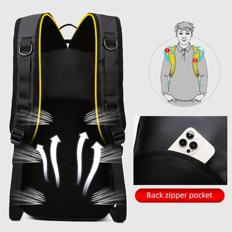 Outdoor Ruckpack With Rod Holder &ndash; Durable Oxford Fabric