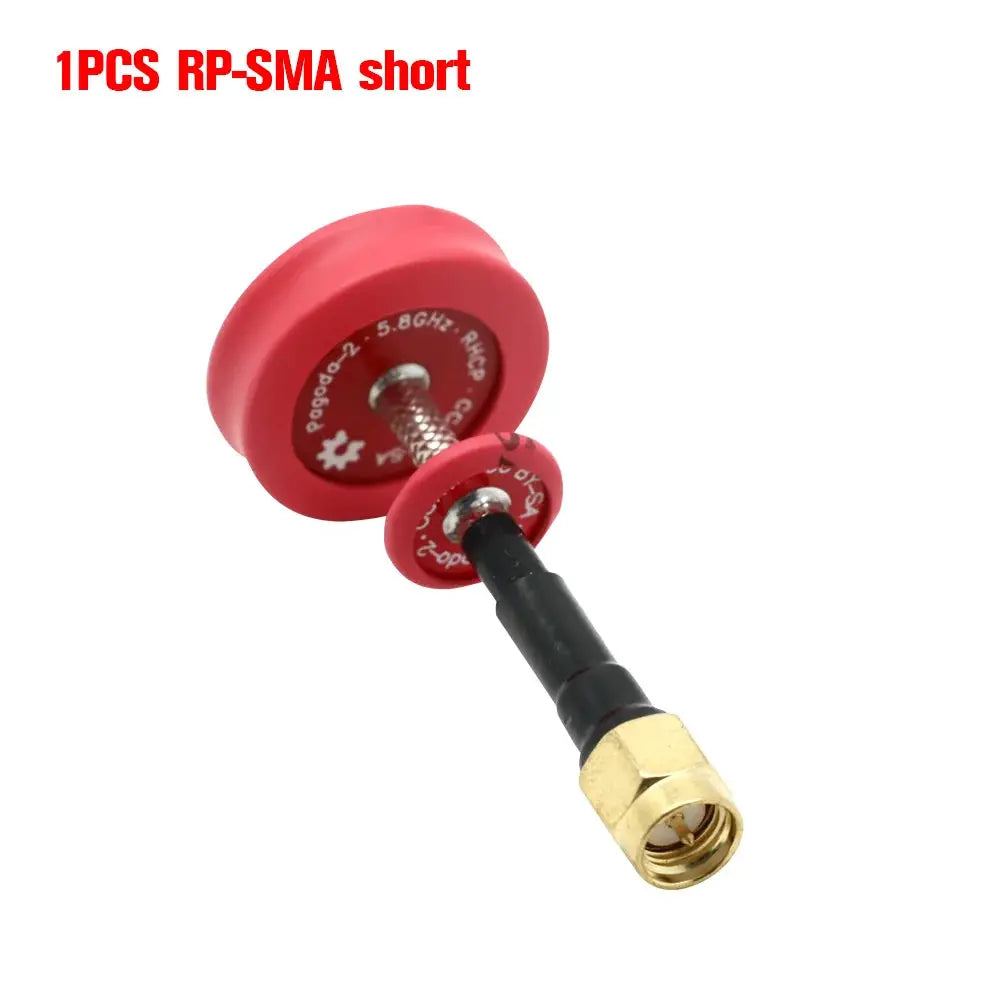 Pagoda 2 / Triple Feed Patch 5.8G 5dBi 50W Omnidirectional Omni FPV Flat Panel Pagoda Antenna LHCP/RHCP SMA/RP-SMA by InterCyprus Trading Ltd