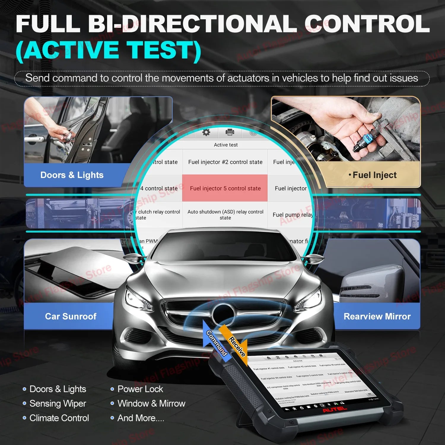 Autel MaxiCOM MK908 II MK908II &ndash; Bi-Directional ECU Coding