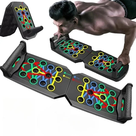 Push-up Board Set &ndash; Portable Folding For Chest And Arms