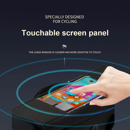 Universal Motorcycle Handlebar Bag &ndash; Waterproof Touchscreen Storage