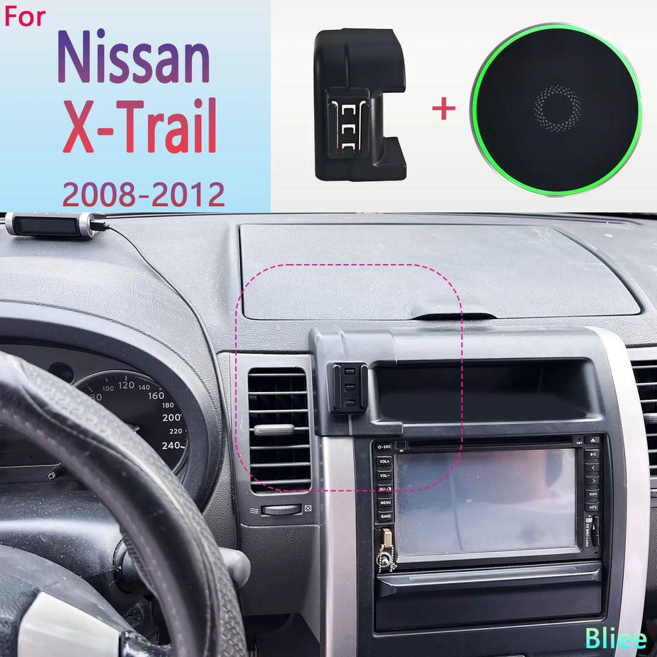 Nissan X Trail T31 Magnetinis Telefono Laikiklis MagSafe Pagrindas 15W