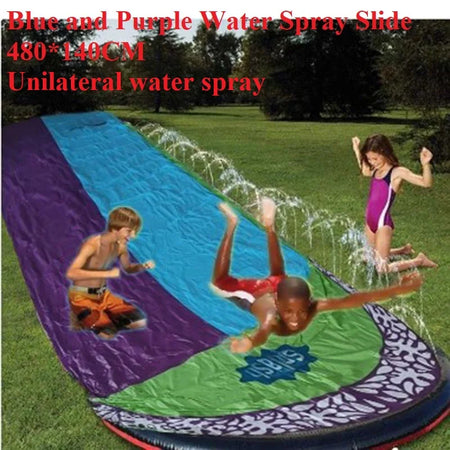 Outdoor Garden Racing Double Water Slide Mat &ndash; Endless Summer Fun 500421