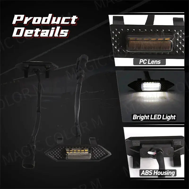 4PCS LED Grille Lights For Toyota RAV4 2019 2020 2021 2022 Front Grid Warning DRL Daytime Running Lamp Daylights Car Accessories by InterCyprus Trading Ltd