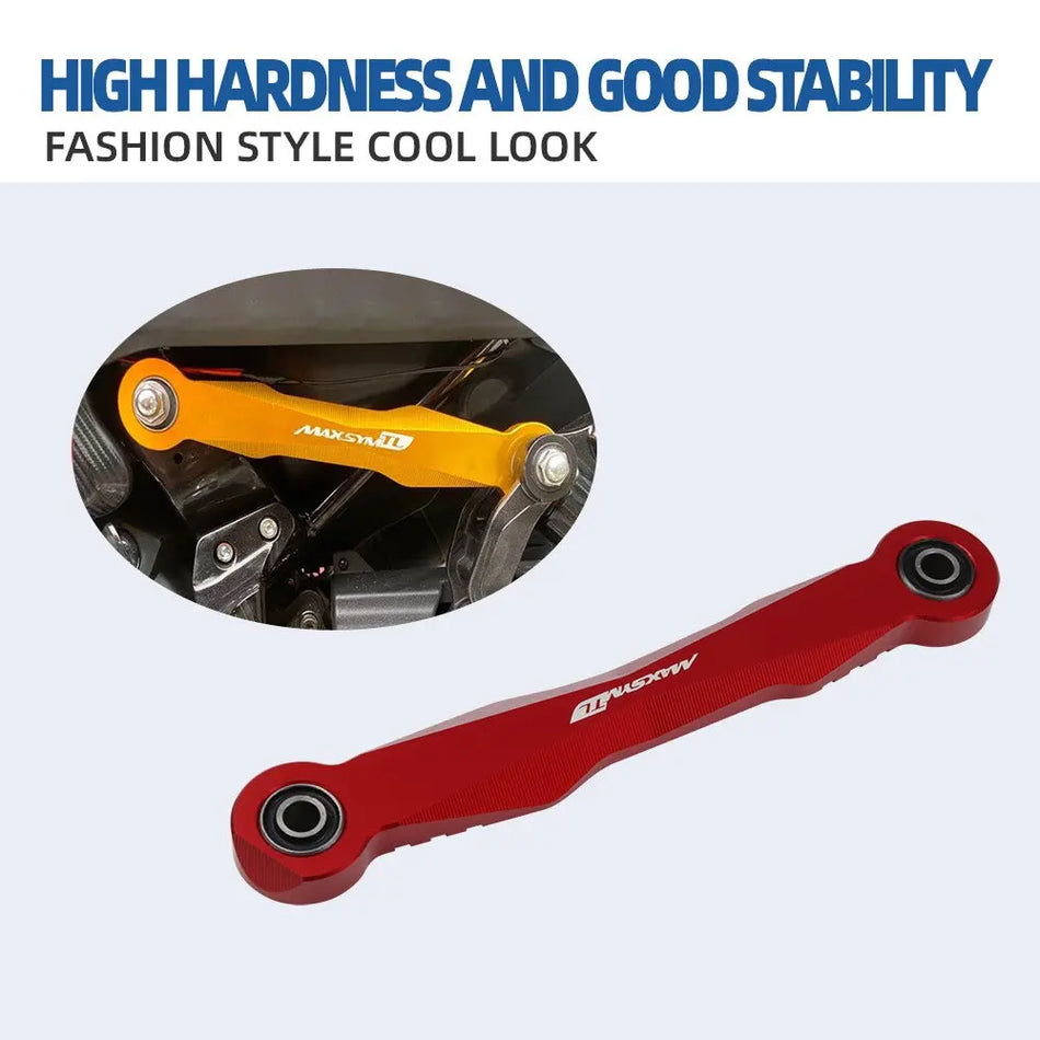 SYM Maxsym TL500 TL508 Achtervork Schokbreker Beugel Stang, Geanodiseerd