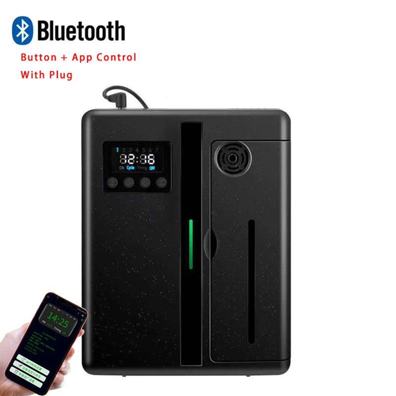 Scent Machine Aroma Diffuser 160ML Wall Mounted &ndash; Big Area Bluetooth - black / EU