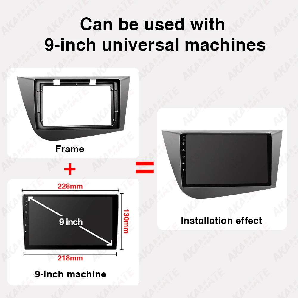 9Inch Car Radio SEAT Leon MK2 &ndash; Wireless CarPlay Android