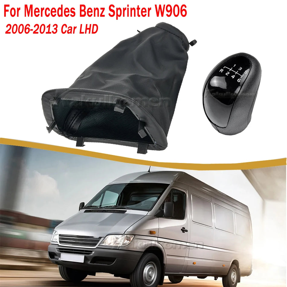 Δερμάτινη Μάσκα Ταχυτήτων για Mercedes-Benz Sprinter W906 2006-2018