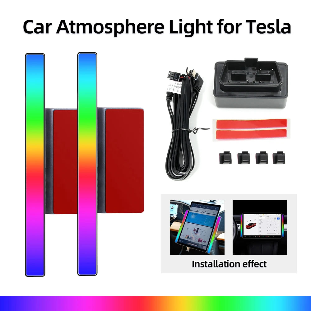 Car Centre Magnetic Ambient Light - Custom Color Control Car Light / Car Light