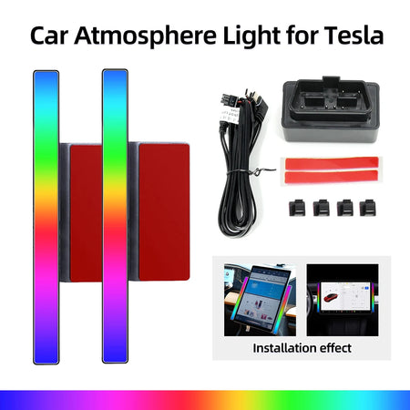 Car Centre Magnetic Ambient Light - Custom Color Control Car Light / Car Light