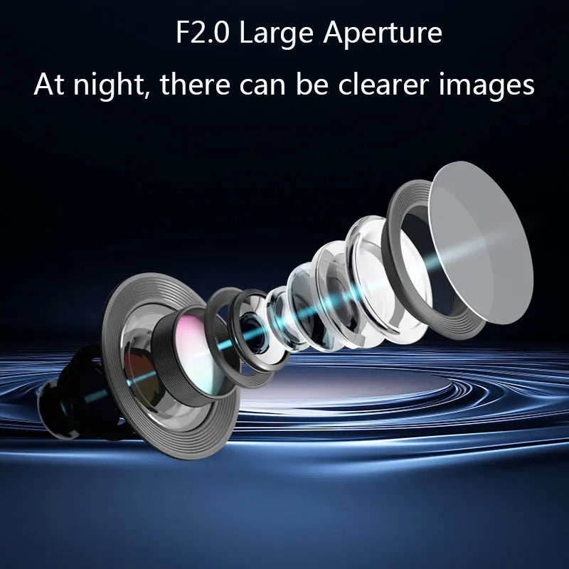 WiFi Tuya Camera &ndash; 4MP HD Color Night Vision Two Way Audio