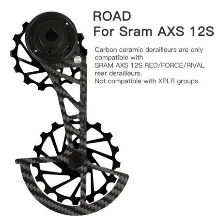 Carbon Fiber Ceramics Wheel Rear Pulley N003 &ndash; Lightweight Durable Performance N003 B