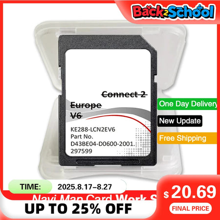 SD Card for Nissan Connect 2 V6 LCN2 SAT NAV &ndash; Europe Maps