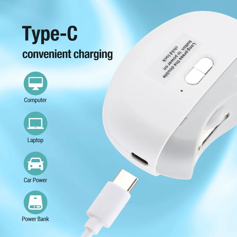 Electric Nail Clipper &ndash; Rechargeable Polishing For All Ages