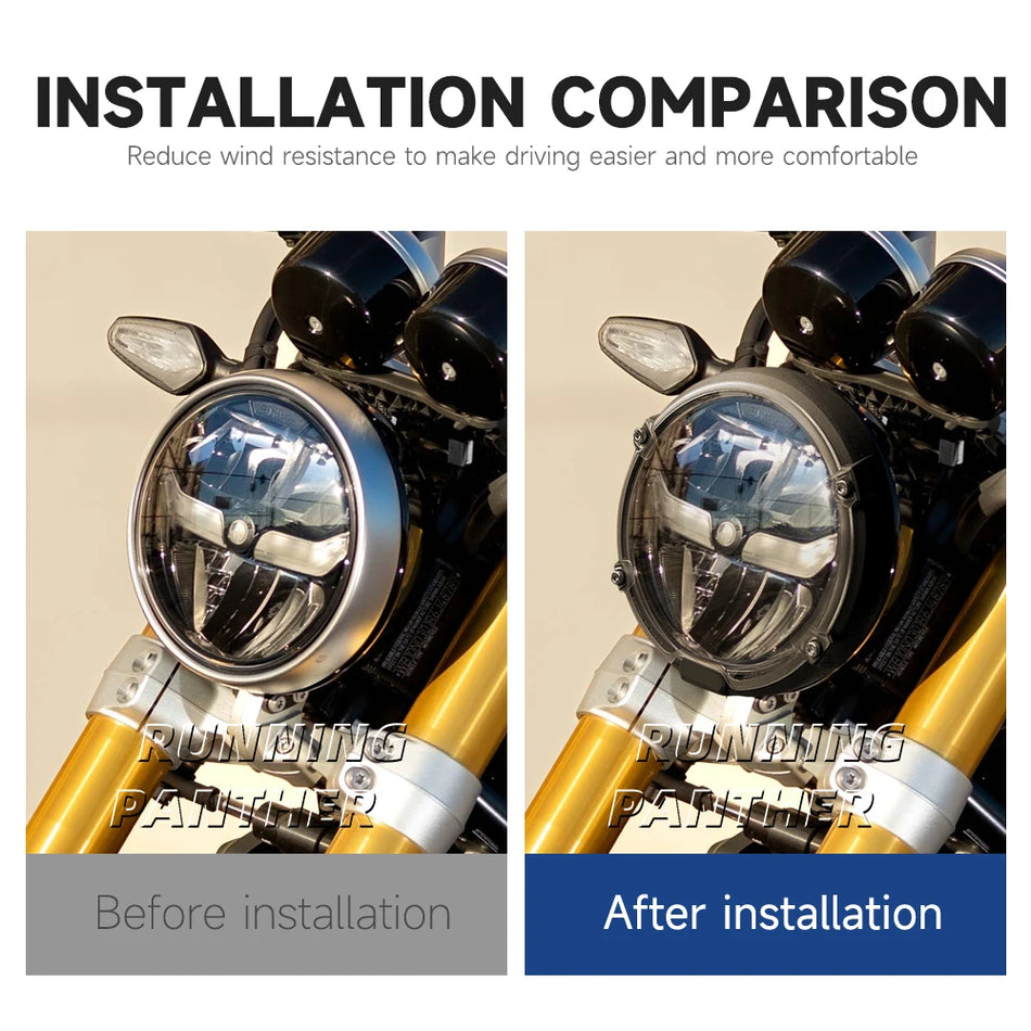 Lukturu aizsargs ABS plastmasas BMW R18 Classic, NineT, R9T