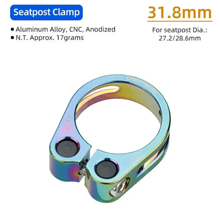 Deemount SDP-001 &ndash; Durable Aluminum Seatpost Clamp Radiant 31.8mm 1pc / CHINA
