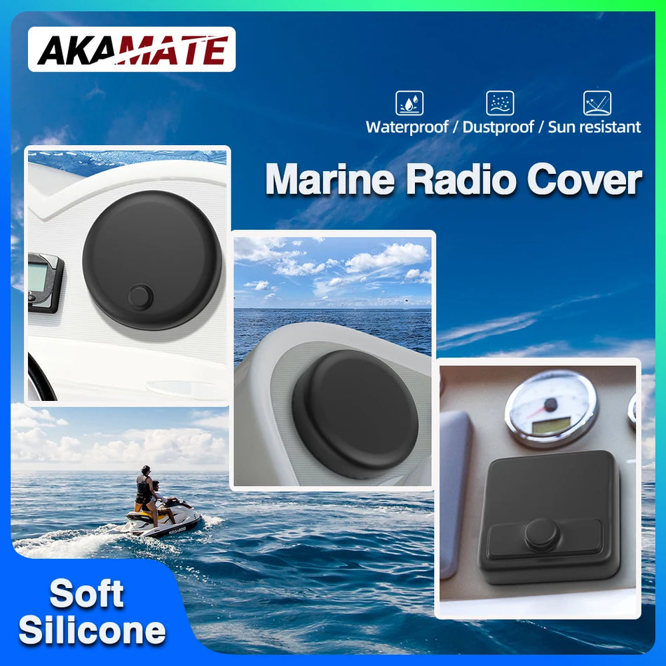 Marine Flush Mount Silicone Radio Cover &ndash; Waterproof UV