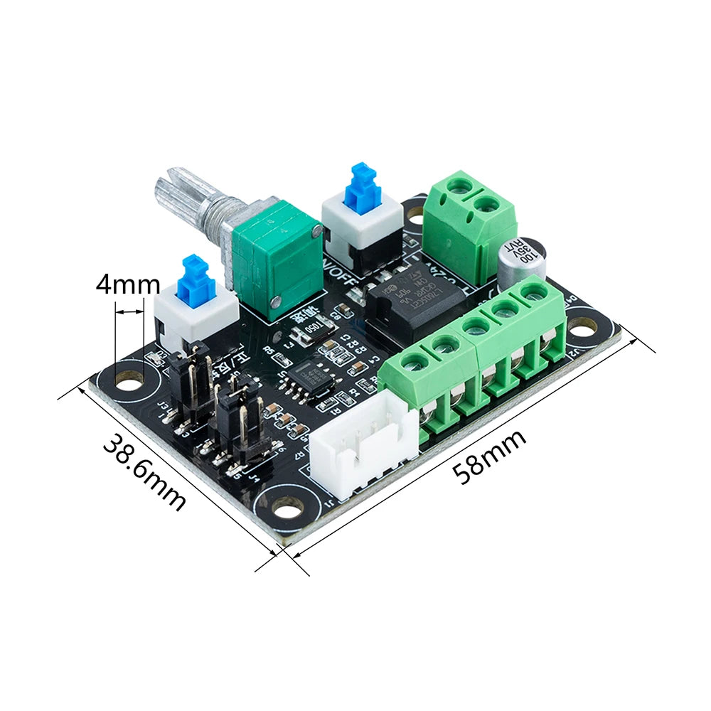 Motor Driver Controller Board &ndash; Precise Speed Regulation and Rotation Control