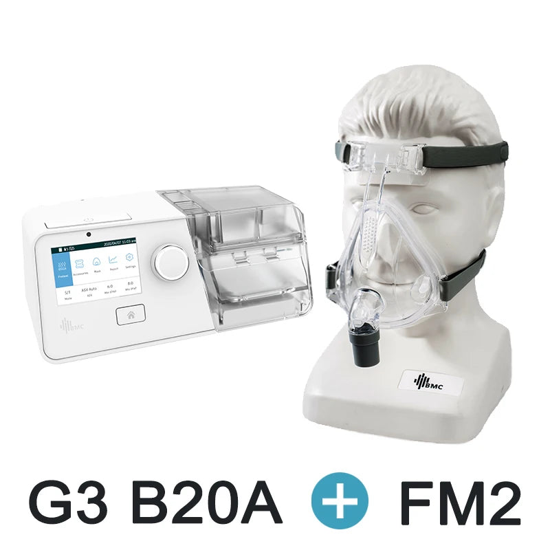 BMC G3 B20A/B25A BiPAP &ndash; Intelligent Inhalation Exhalation Full Face Mask / G3 B20A / GERMANY|Small