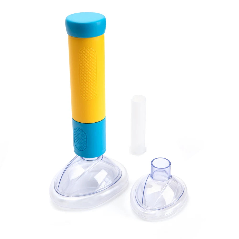 Anti Choking Rescue Mask Heimlich Device &ndash; Easy To Use Yellow