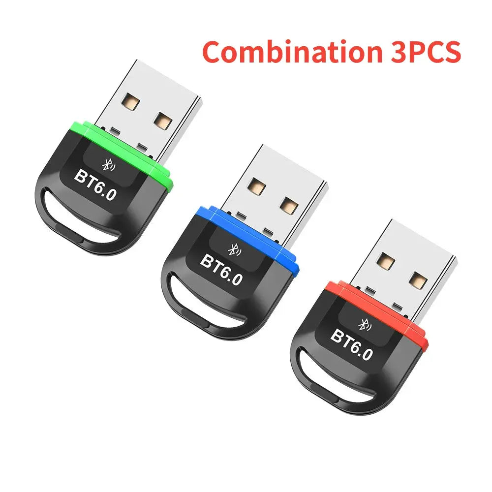 KEBIDUMEI USB Bluetooth 6.0 Adapter BT6.0 Dongle for PC Win11/10/8.1 Bluetooth Receiver Transmitter for Keyboard/Mouse/Headphone by InterCyprus Trading Ltd