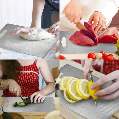 Double-Sided Titanium Chopping Board &ndash; Ultra Durable