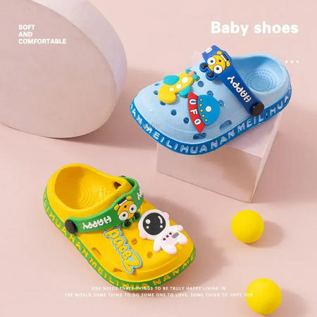Kids' Soft Sole Mules &amp; Clogs - Breathable Summer Slippers for Boys and Girls