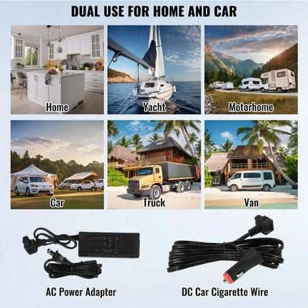 37QT Portable Car Refrigerator Ice Maker 12V