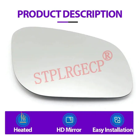 Driver Passenger Rearview Side Mirror Lens Door Wing Mirrors Glass with Heating for Porsche Cayenne 955 Pre-facelift 2002-2007 by InterCyprus Trading Ltd