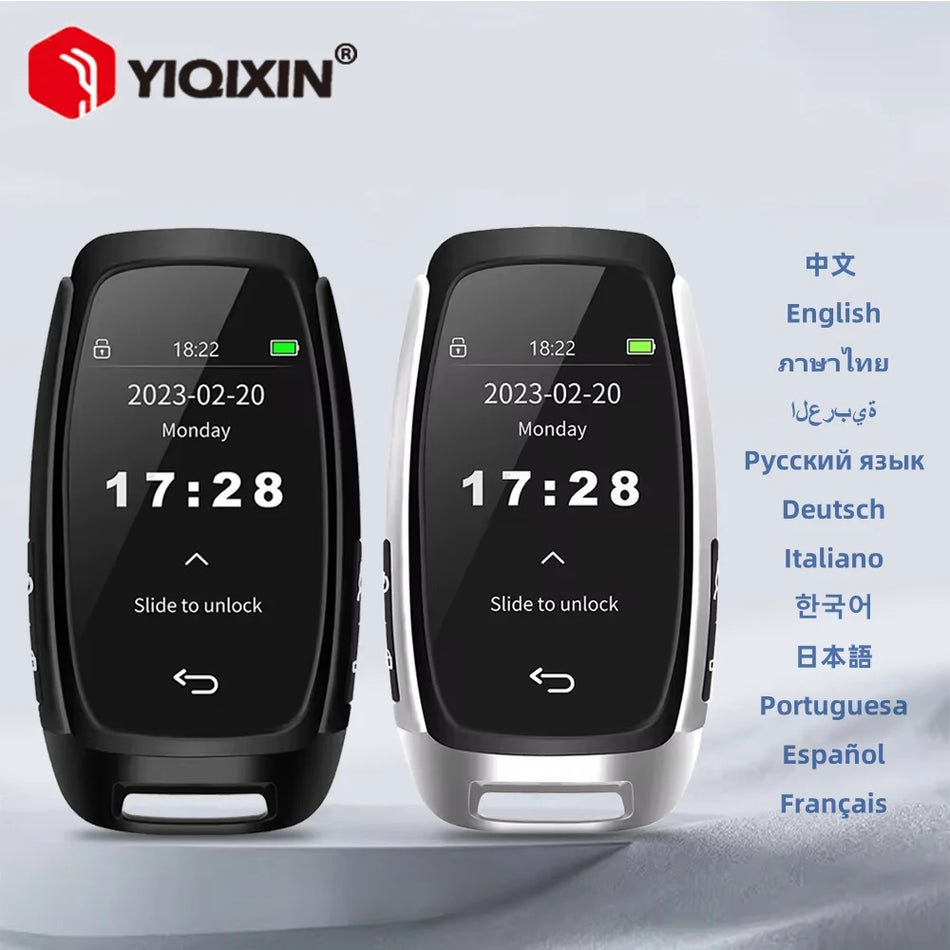 Yleinen LCD Älykäs Näyttö Auton Avain Hälytysjärjestelmällä BMW:lle, Audille, Fordille