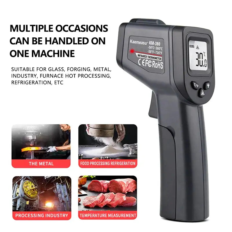 Handheld Infrared Thermometer Non Contact Laser LCD