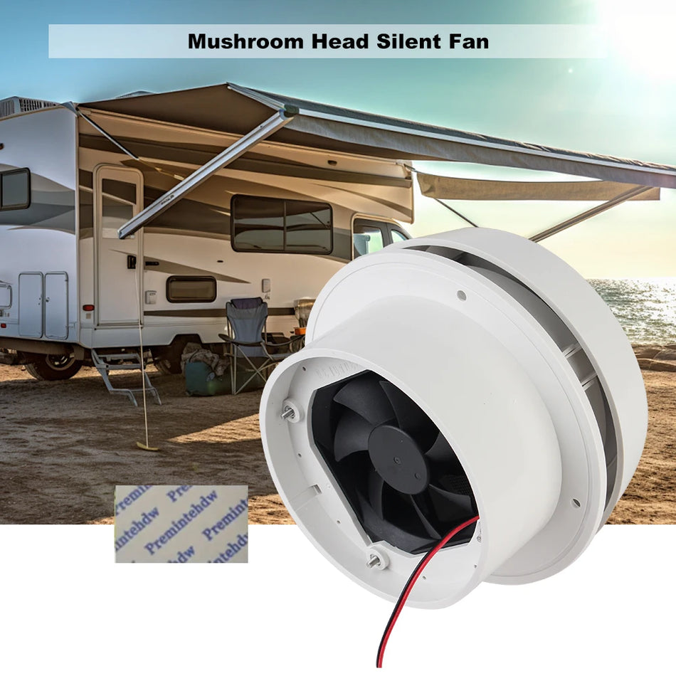 RV 29780 Ventilation Exhaust Fan 12V ABS, 3000/4000rpm, Weatherproof