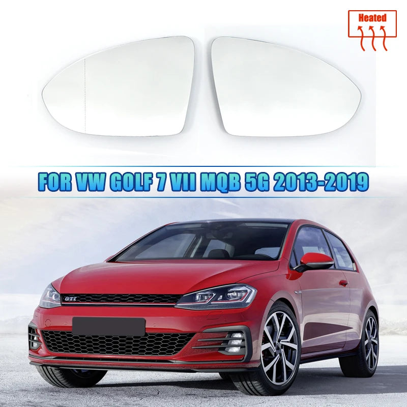 Specchio esterno a doppio riscaldamento con angolo ampio per VW Golf 7