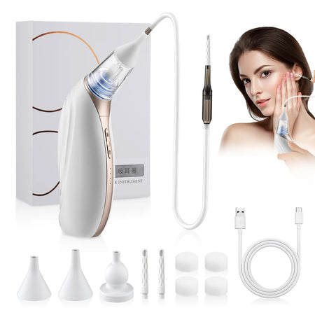 3 Modes Ear Wax Vacuum Removal Set - Adjustable Suction