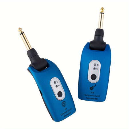 A9 2.4GHz Wireless Guitar Transmitter Receiver &ndash; Low Lat. A9 Blue