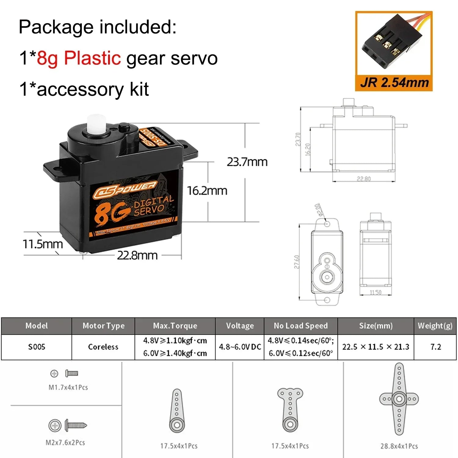 DSPOWER Micro Servo &ndash; Precision Performance for RC Vehicles