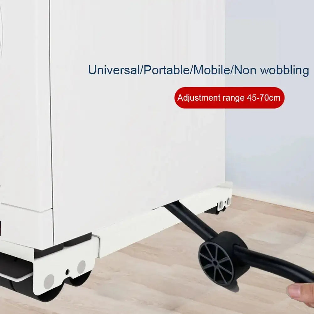 Adjustable Fridge Mobile Roller Brackets Base Anti Slip