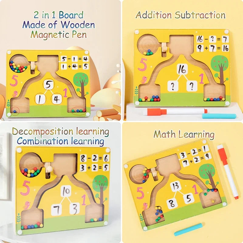 Magnetic Arithmetic Math Games Toy &ndash; Color Cognition