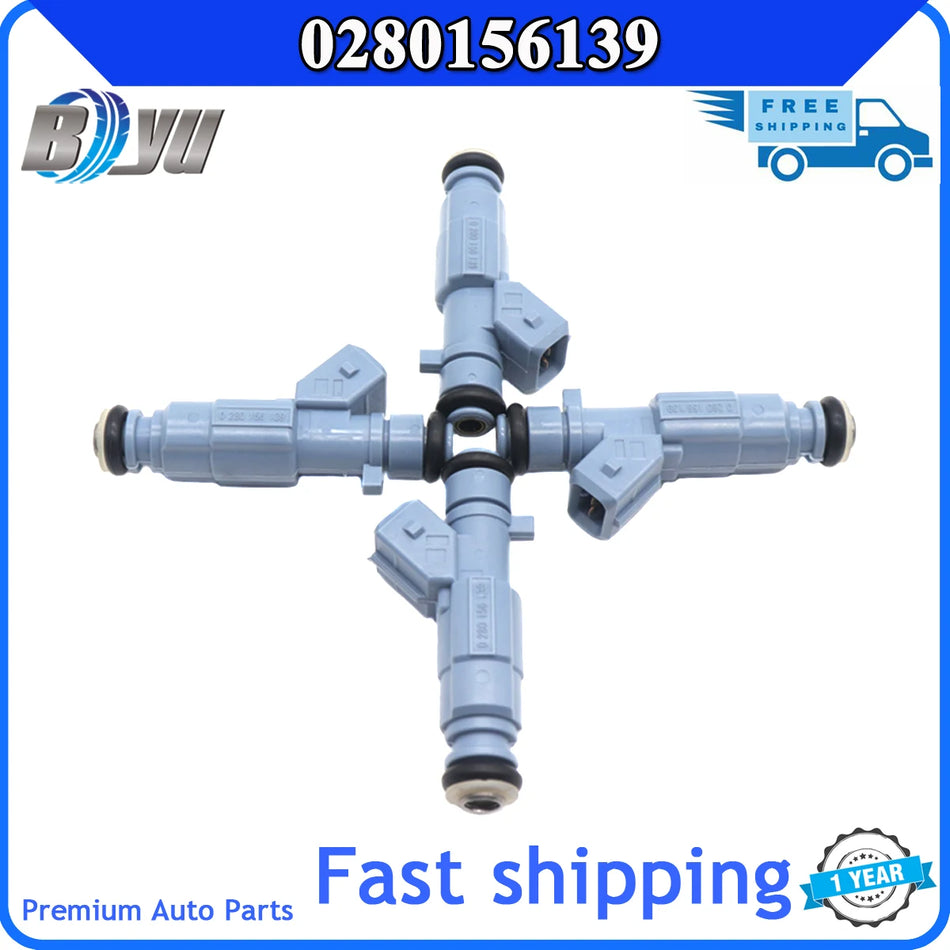 Комплект форсунок для Citroen C4 и Peugeot 206 307, 4-шт. набор для двигателей 2.0L