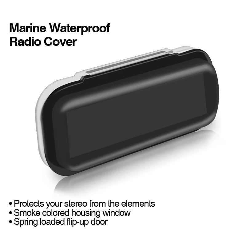 1Din Boat Radio Housing Cover - Waterproof Protection Protector