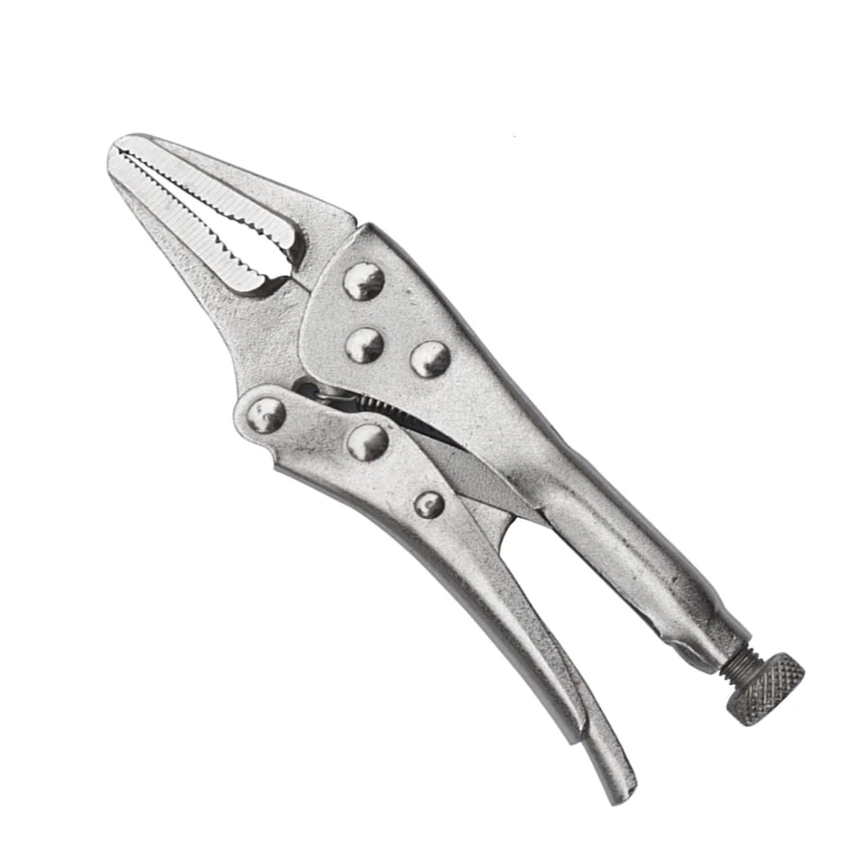 MacWork 5 Inch Long Nose Locking Pliers &ndash; Compact Design