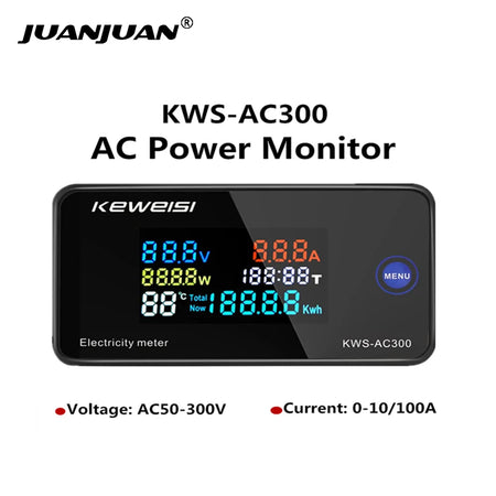 KWS-AC300 &ndash; Digital Voltmeter With 50-300V Range 0-100A