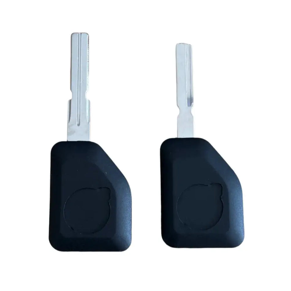 2pcs/lot Car Transponder Key Shell Replacement with Uncut Key Blade for Volvo XC90 S80 Trunk HU56 Car FM460 No Logo by InterCyprus Trading Ltd