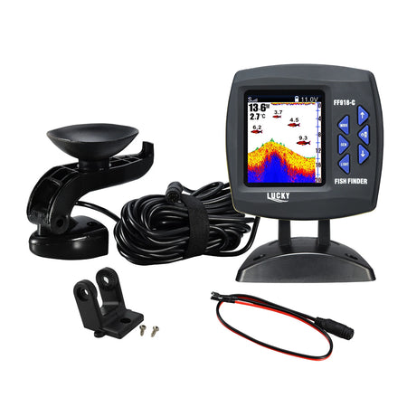 Portable Wireless Sonar Fish Finder with Wired Transducer for Fishing 8M wires