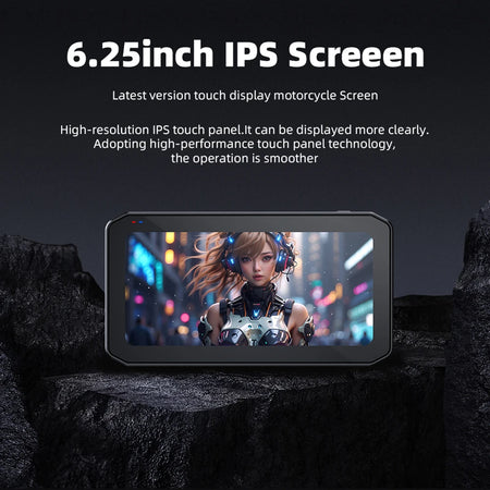 EKIY Wireless CarPlay Moto &ndash; Portable Motorcycle GPS Navigation Screen