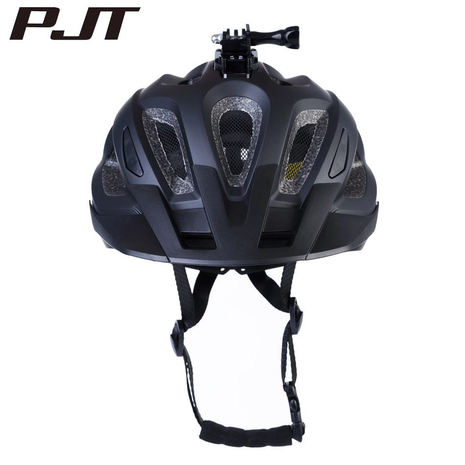 PJT Adult Ποδηλατικό Κράνος με Δίχτυ Εντόμων και Στήριξη Κάμερας