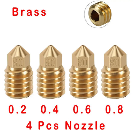 Bambu Lab Hotend Upgrade Print Head 1.75mm Full Metal 4 Pcs Brass / CHINA