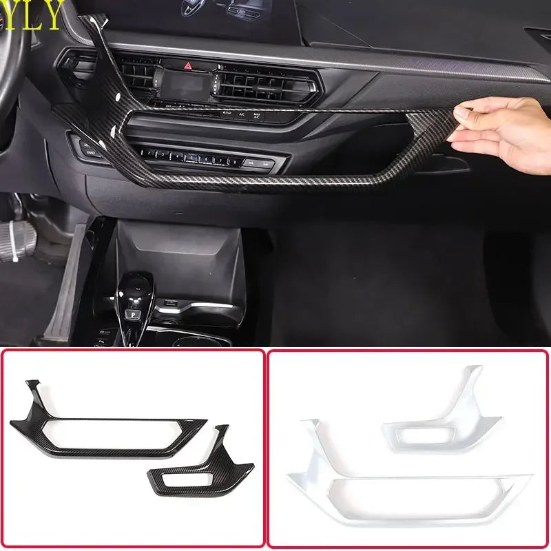 BMW 1 2 Série F40 F44 ABS Moldura de Ventilação em Fibra de Carbono Autocolante