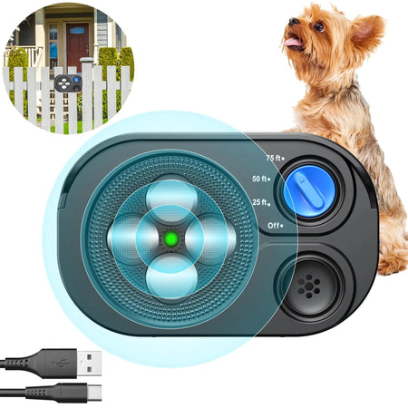 Ultrasonic Bark Control Device for Dogs &ndash; Three Modes black