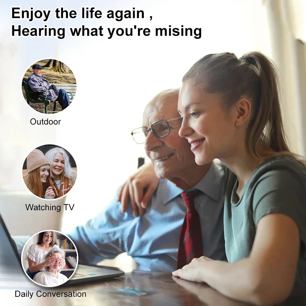 Rechargeable Audifonos Mini Hearing Aids &ndash; Wireless Comfort